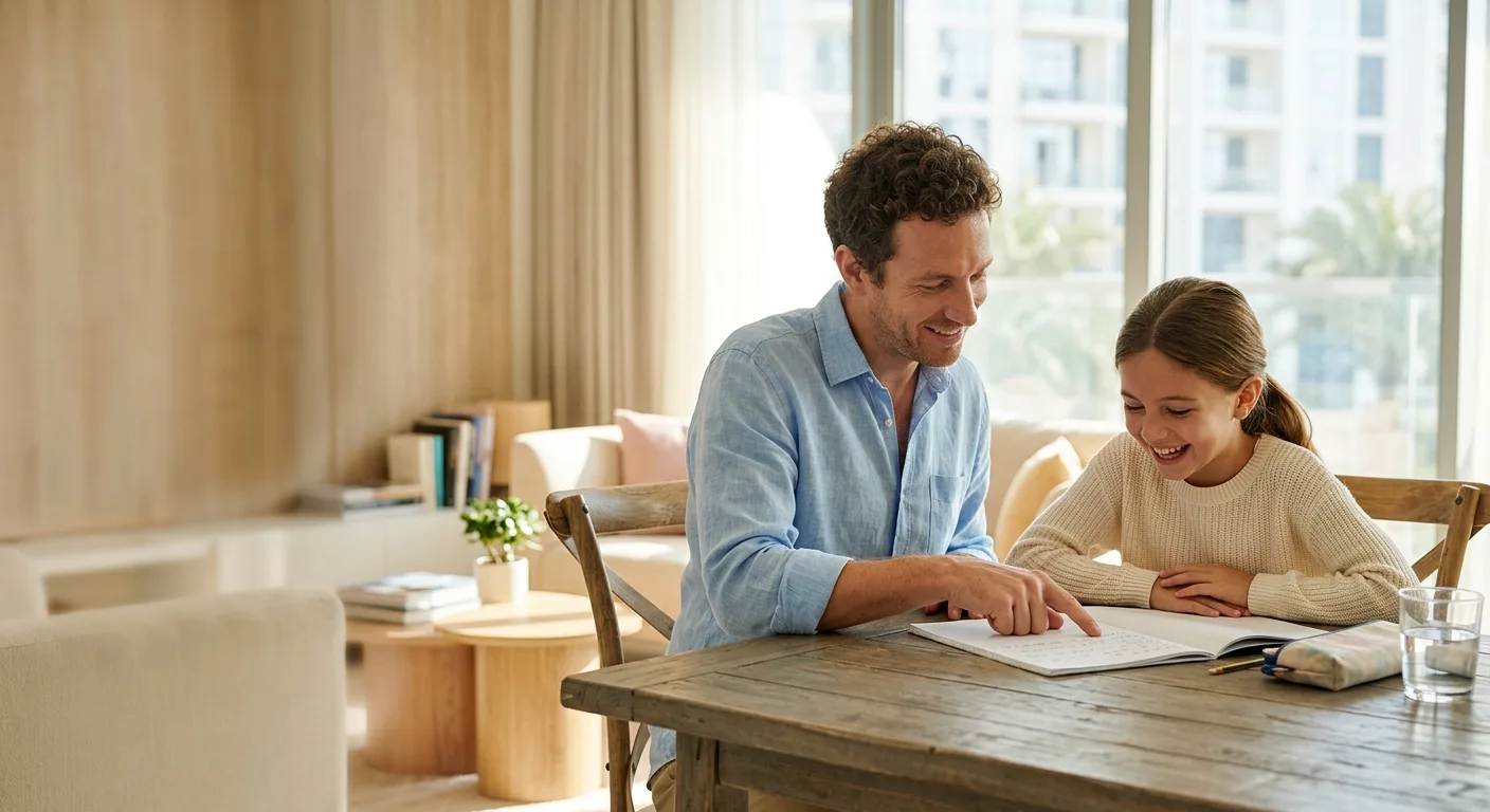 Brice, founder of MyTeacher, helping a student during a tutoring session